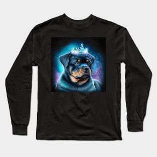 Rottweiler Puppy Princess Long Sleeve T-Shirt